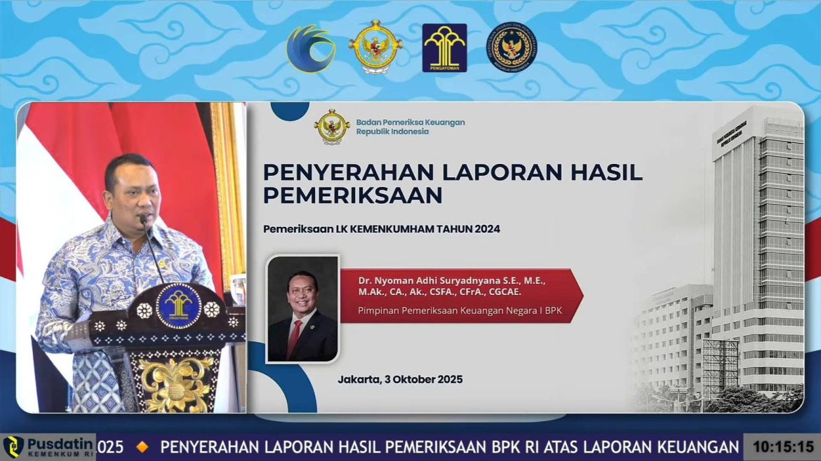 Kemenkumham Raih WTP ke- 16, Kanwil Aceh Saksikan Secara Virtual