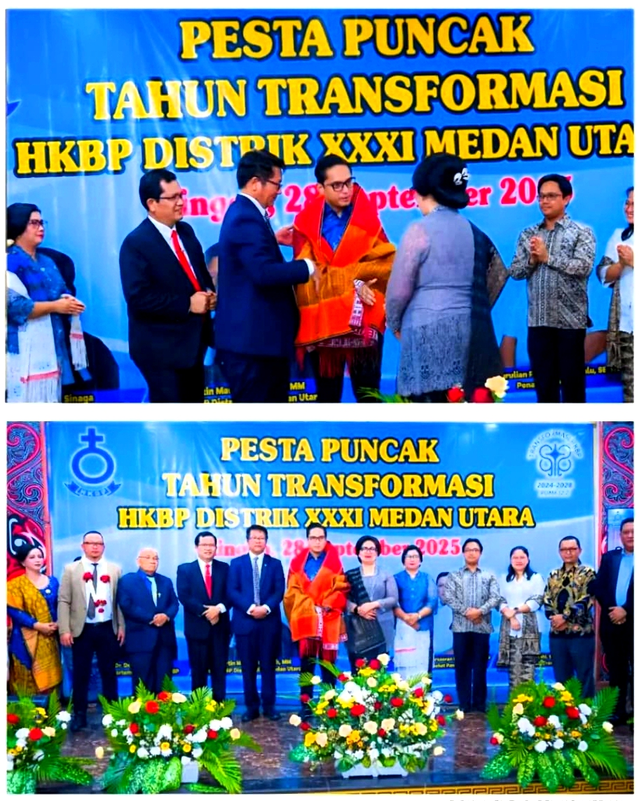 Wali Kota Medan Hadiri Pesta Puncak Tahun Transformasi HKBP Distrik 31 Medan Utara   