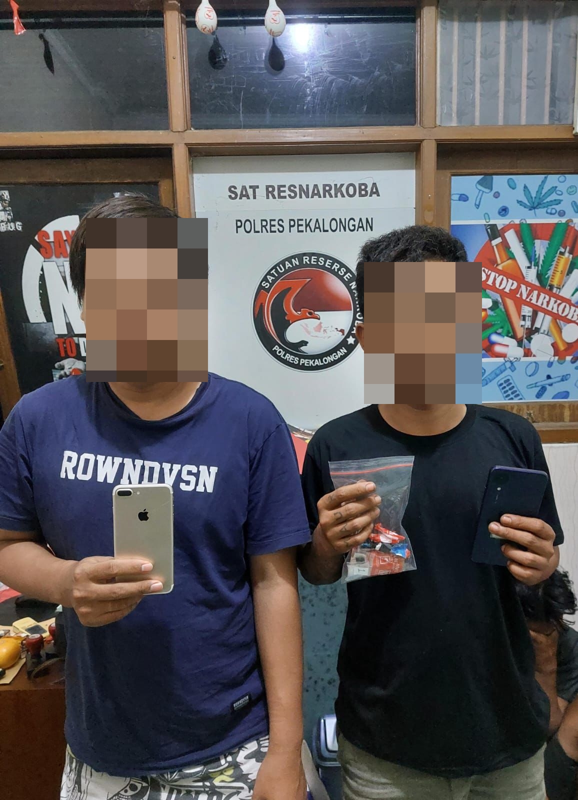 Polres Pekalongan Tangkap Dua Pengedar Sabu, Amankan Barang Bukti 9,62 Gram