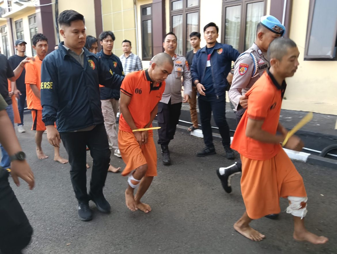 Pengungkapan Dalam 5 Hari Kerja 9 Pelaku Kejahatan Berbagai Kasus Berhasil diRingkus   