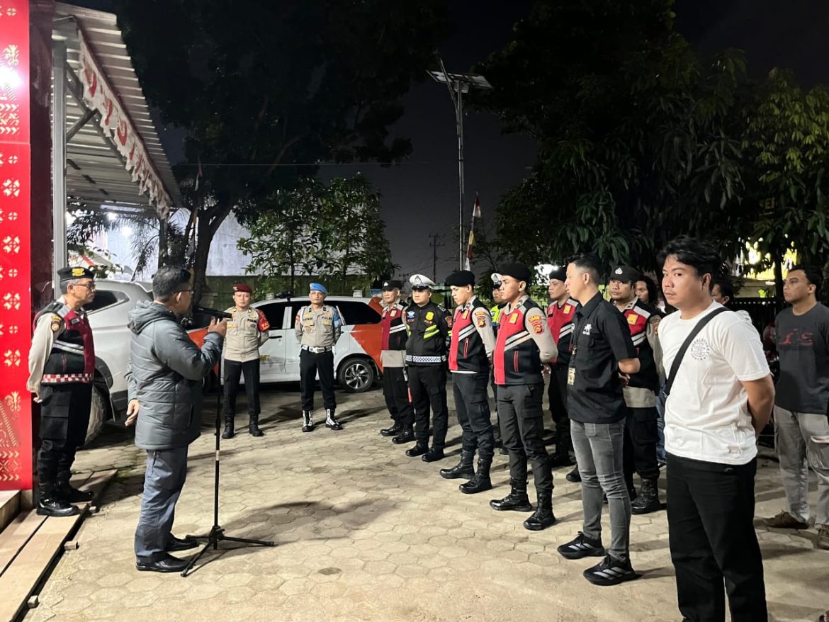 Sat Samapta Polres Banyuasin Gelar Patroli Terpadu, Jaga Kondusivitas Malam Warga