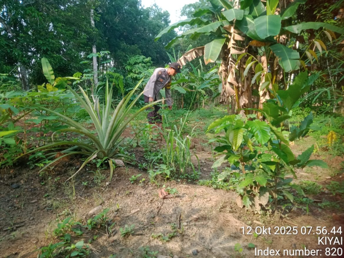 Bhabinkamtibmas Aipda Azharu Imbau Warga Binaan di Kelurahan Betung Untuk Melaksanakan Program P2B