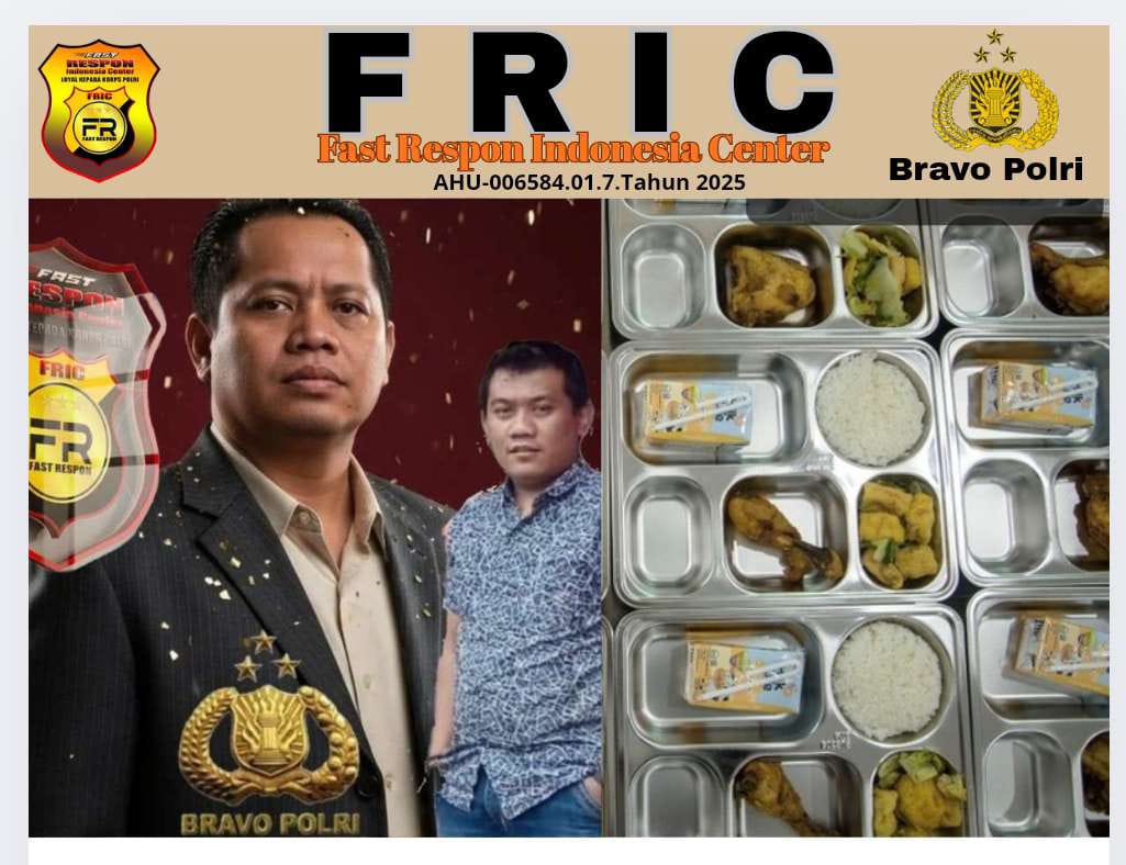 Ketum FRIC H.Dian Surahman : FRIC Mendukung MBG, Mendorong Keterlibatan UMKM dan Paling Penting Pendistribusian MBG Aman di Konsumsi    