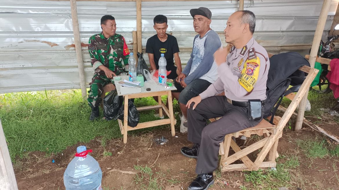 Sinergitas TNI-POLRI dengan Warga Wilayah Desa Binaan Giat Coolingsistem Warga,untuk Menjaga Harkamtibmas Wilayah   