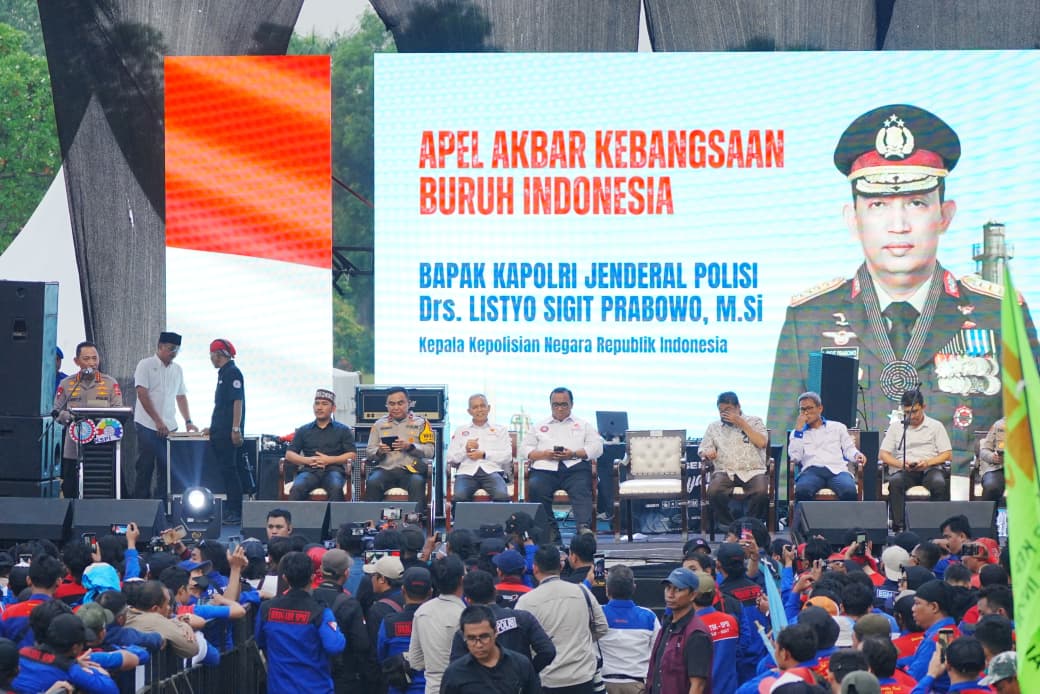 Dukung Program Pemerintah, Kapolri: Buruh dan Polri Bersinergi Jaga Stabilitas Kamtibmas   