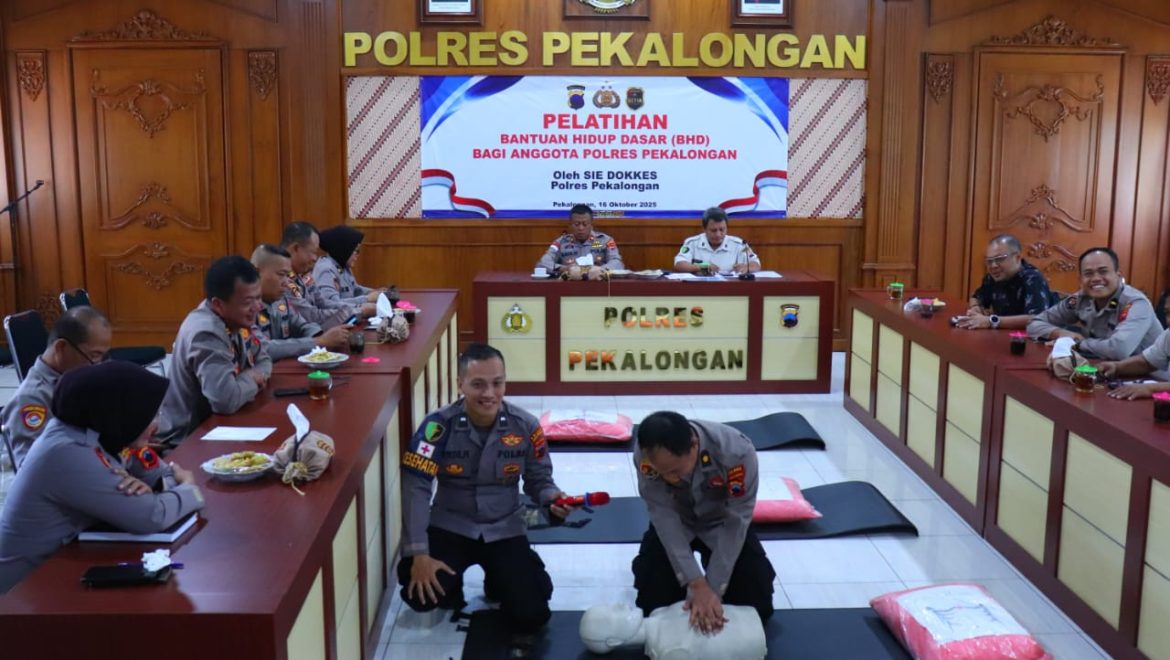 Darurat Bisa Terjadi Kapan Saja, Polres Pekalongan Bekali Anggota dengan BHD