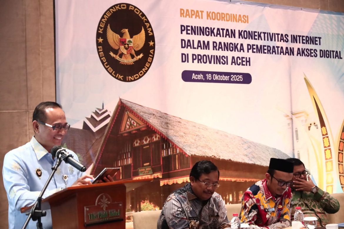87% Desa di Aceh Sudah Terkoneksi Internet, Kemenko Polkam Kejar Sisanya   