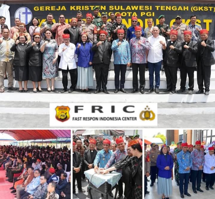 Sinergi untuk Kedamaian: Pangdam XXIII/Palaka Wira Hadiri Peresmian Gedung Baru GKST di Poso   