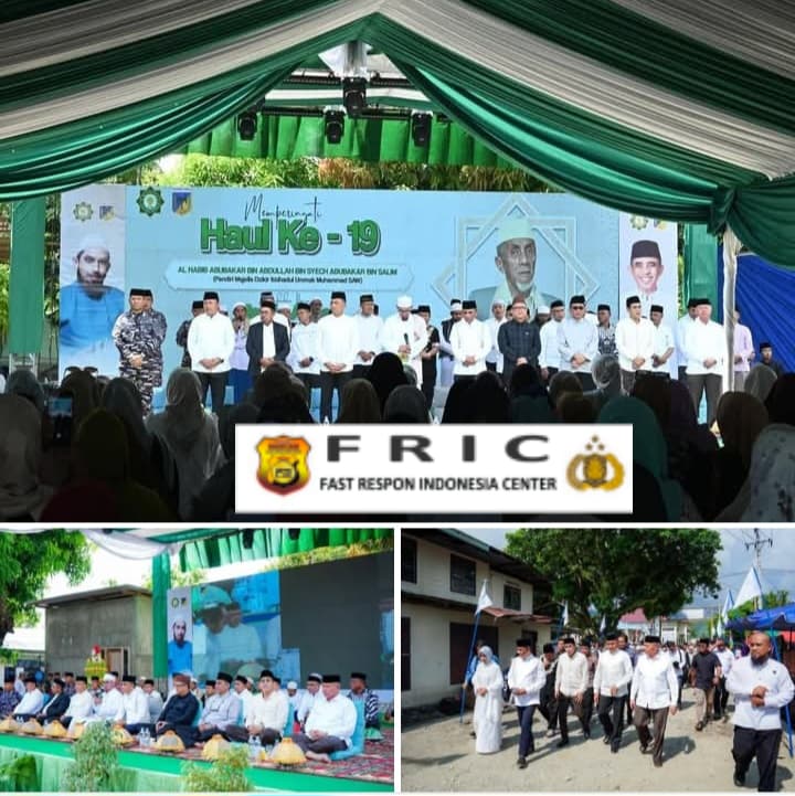 Penuh Khidmat dan Kebersamaan, Pangdam XXIII/Palaka Wira Hadiri Haul ke-19 Al Habib Abubakar Bin Abdullah Bin Syech Abubakar Bin Salim dan Maulid Akbar di Parigi Moutong   