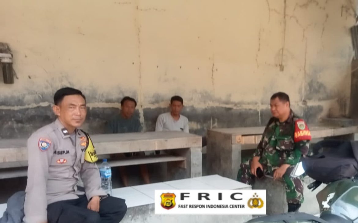 Bersinergi, Bhabinkamtibmas Polsek Parung dan Babinsa Koramil 0621/22 Beri Imbauan Kamtibmas kepada Warga   