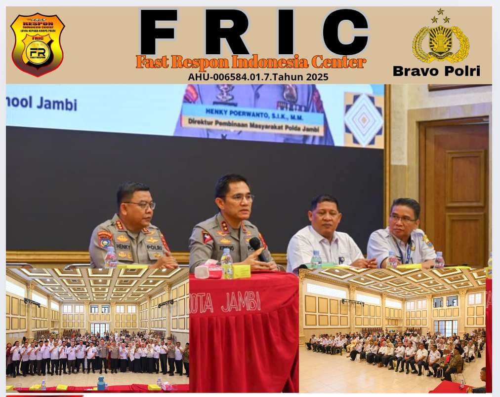 Kapolda Jambi : BK Berperan Strategis sebagai Mitra Polri Dalam Membentuk Karakter dan Mental Generasi Muda di tengah Tantangan Era Digital.   