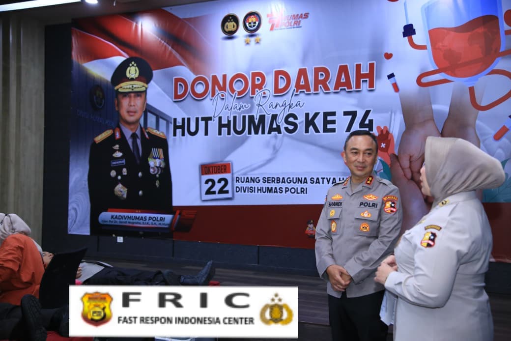 Humas Polri Gelar Donor Darah Serentak, Terkumpul 16.071 Kantong dalam Rangka Hari Jadi ke-74   