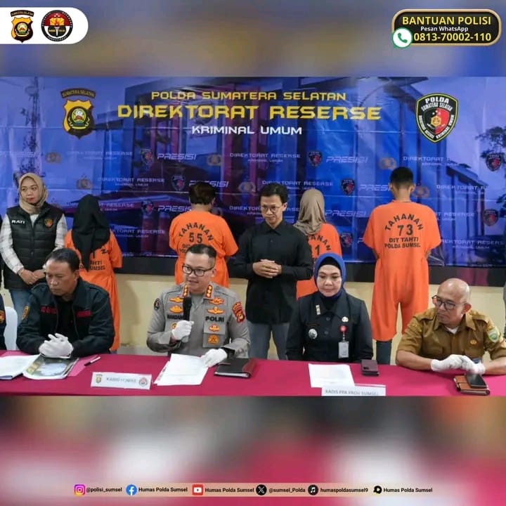 Polda Sumsel Ungkap Kasus Perdagangan Anak di RS Bari Palembang, Empat Pelaku Diamankan