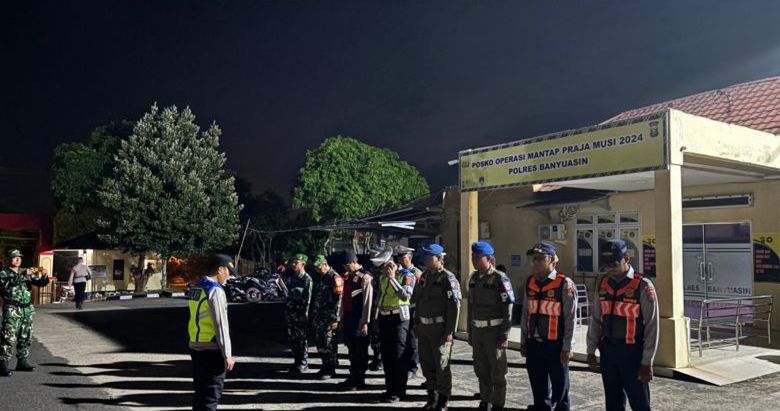 Polres Banyuasin Gelar Patroli Besama, Jaga Kondusivitas dan Beri Rasa Aman Masyarakat
