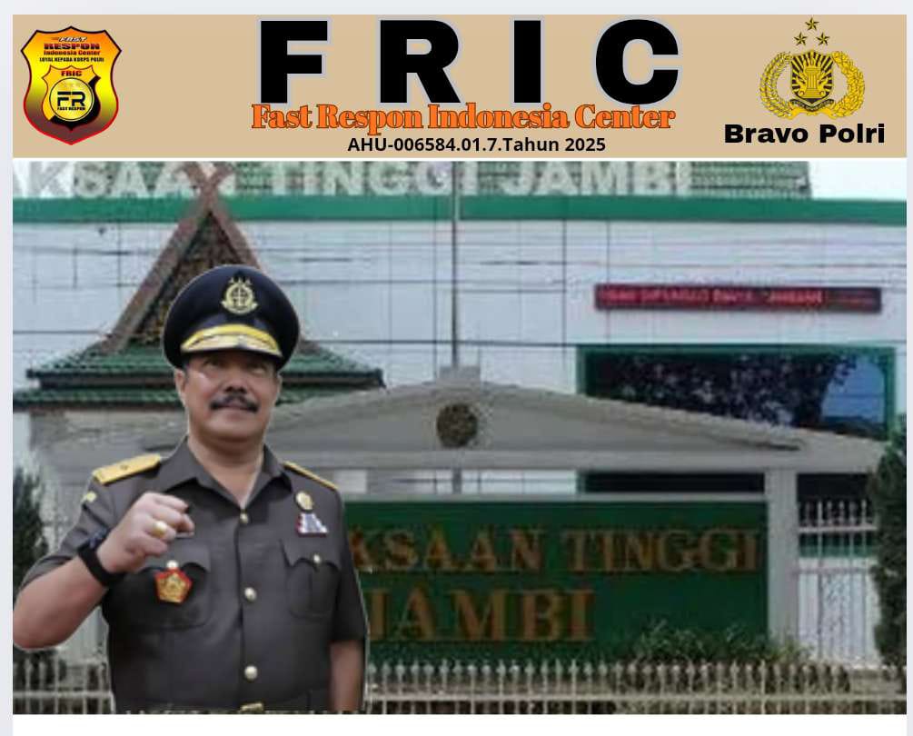 Ketua FRIC Provinsi Jambi Kepada Kajati Jambi ” FRIC Siap Dukung Kajati Jambi Bersih-Bersih dari Para Koruptor ”