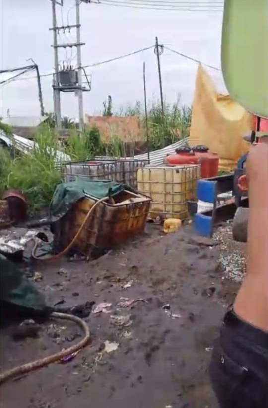 Gudang Penampungan CPO Ilegal di Babatan Saudagar Diduga Bebas Beroperasi Tanpa Tindakan Hukum
