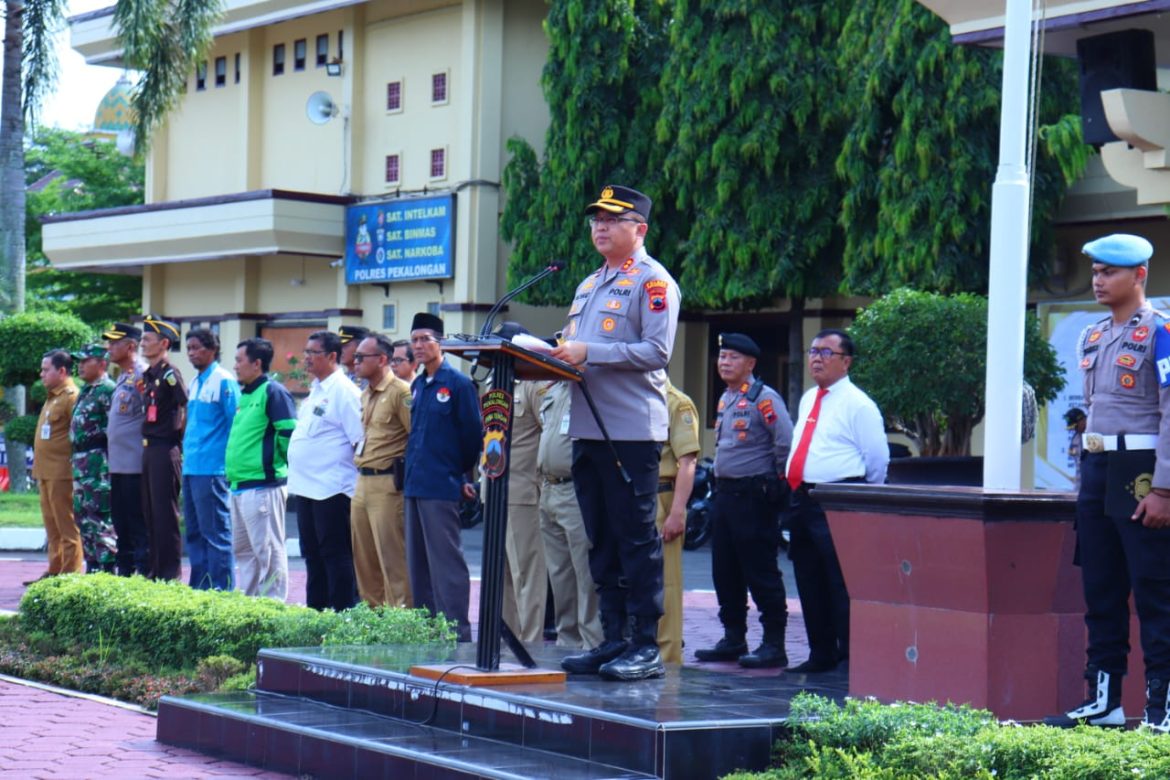 Polres Pekalongan Ajak Buruh-Ojol Jaga Kamtibmas Lewat ‘Apel Kebangsaan’