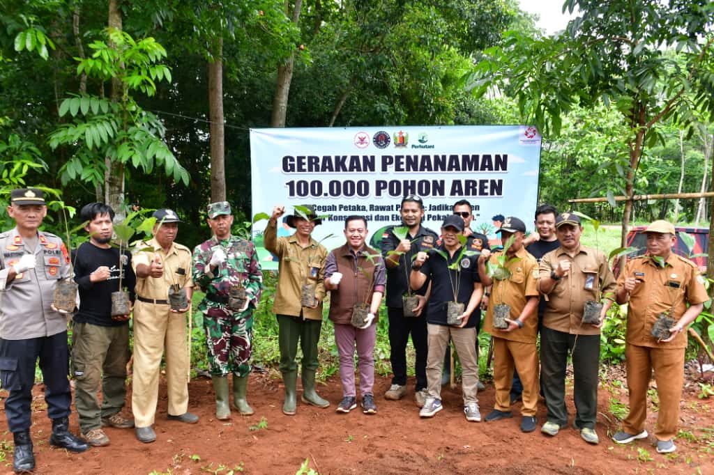 Wabup Sukirman Dukung Penanaman 100 Ribu Pohon Aren Sebagai Upaya Cegah Bencana