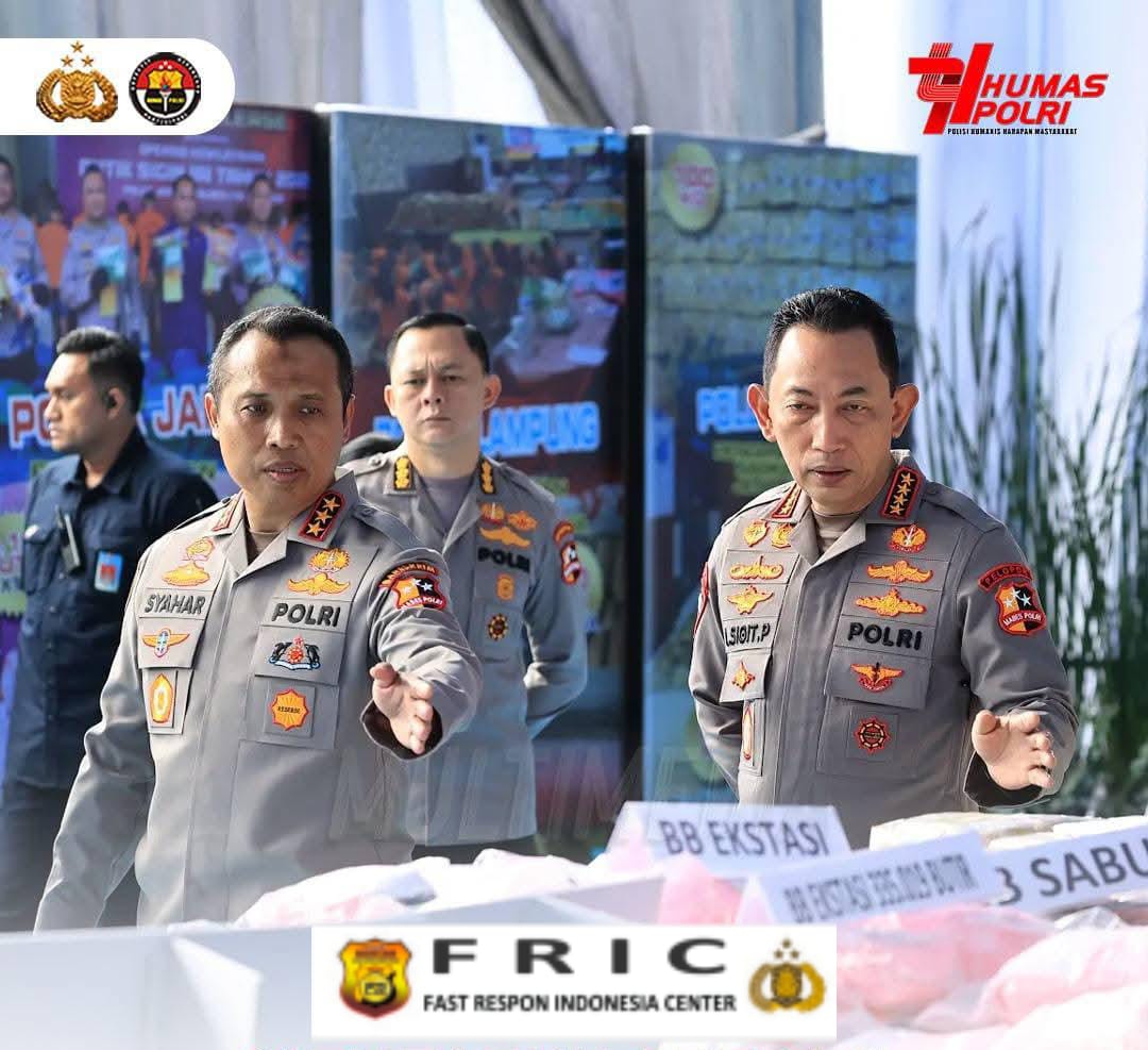 Satu Tahun Operasi, POLRI Selamatkan 629,93 Juta Jiwa dari NARKOBA