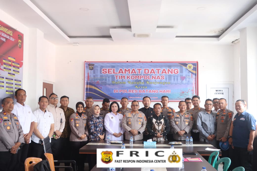 Kompolnas RI Lakukan Kunjungan Kerja Ke Polres Batanghari    