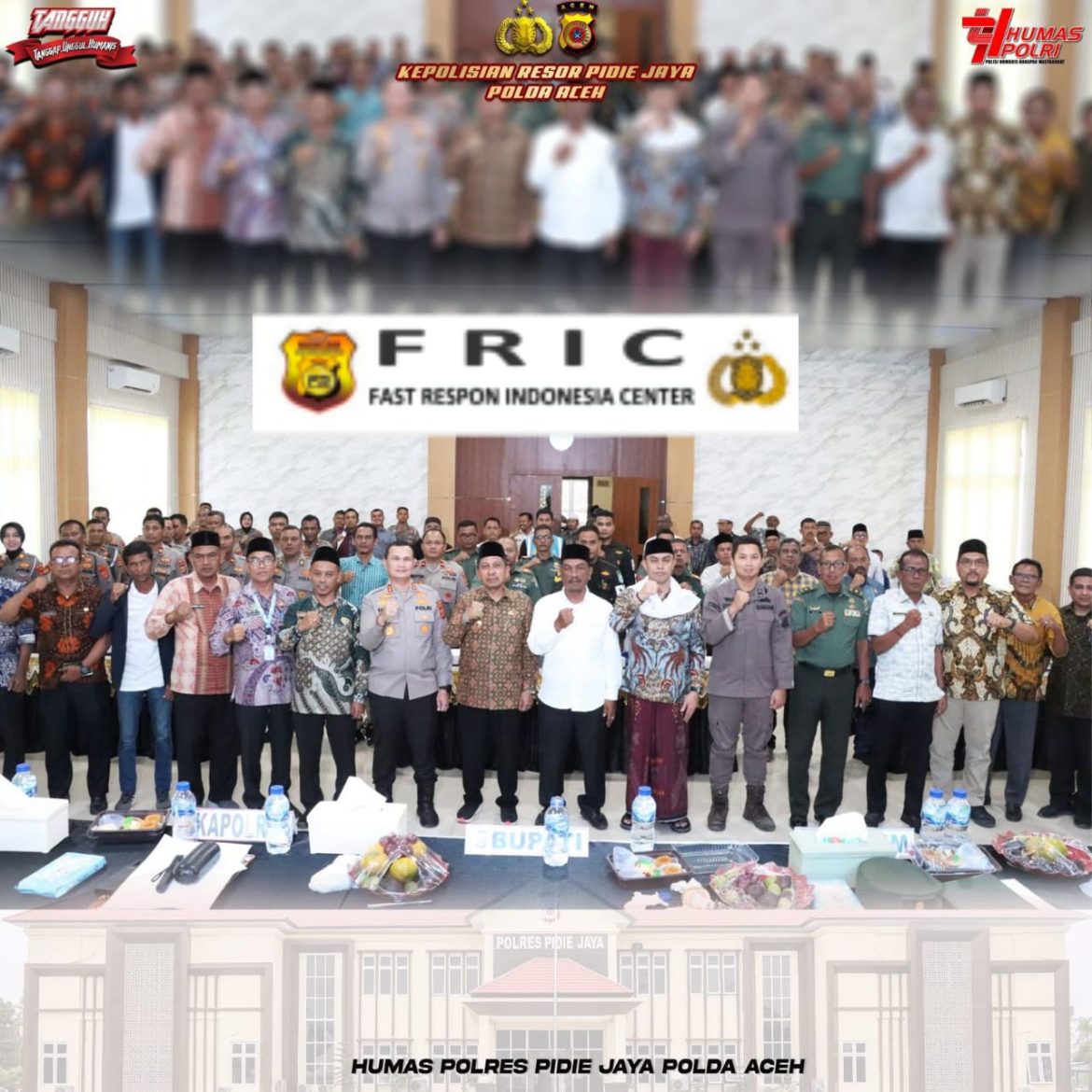 Polres Pidie Jaya Gelar Rakor Lintas Sektoral, Matangkan Pengamanan MTQ Aceh XXXVII   