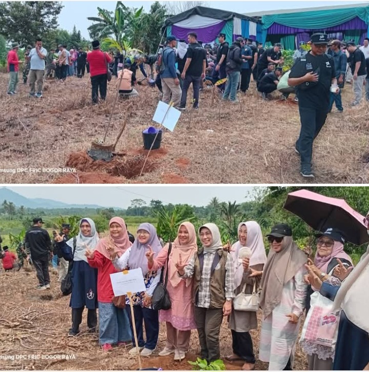 Program Nasional “Sumbangsih Hijau Untuk Negri Penanaman 100.000 Bibit Pohon Bersama Kemenhut RI   