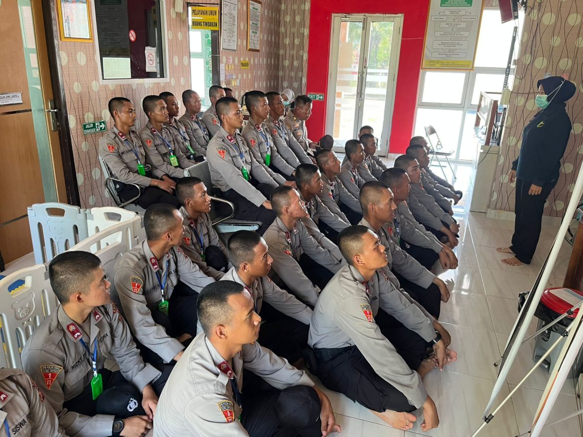 Sidokkes Polres Banyuasin Gelar Pemeriksaan Kesehatan bagi 27 Siswa Latja SPN Betung