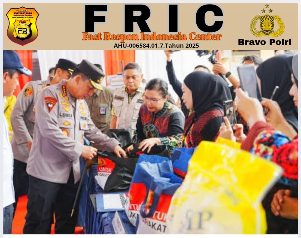 FRIC Apresiasi Polri Upaya Mendukung Stabilitas Harga dan Pasukan Beras Nasional, 86.719 Ton Beras SPHP Terjual Dengan Harga dibawah HET   