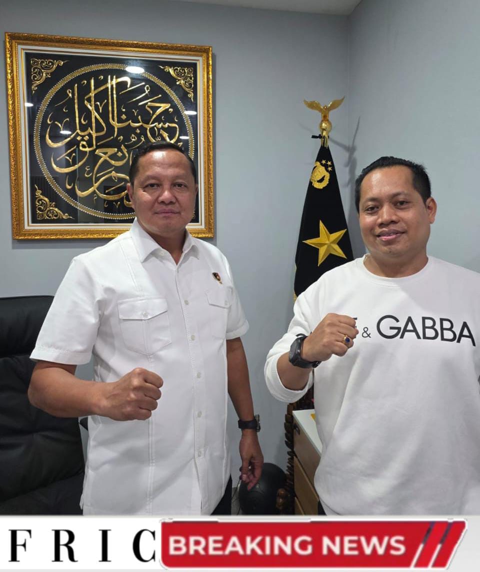 Gelar Silaturahmi bersama Brigjen Pol Indra, Ketum FRIC Jalin Sinergi dan Profesionalitas   