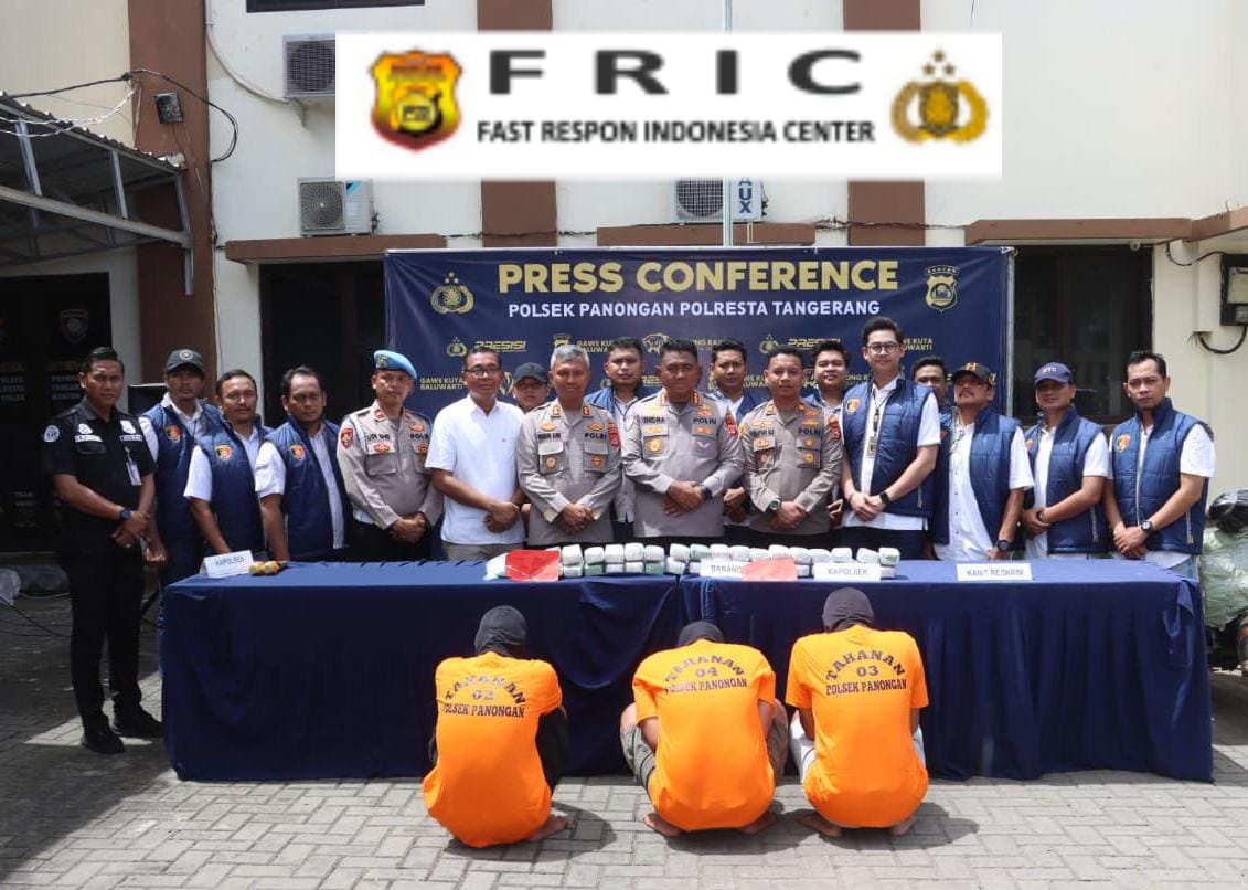 Polresta Tangerang Bongkar Jaringan Narkoba Antarprovinsi, 35 Paket Besar Ganja Diselundupkan dalam Motor Vespa   