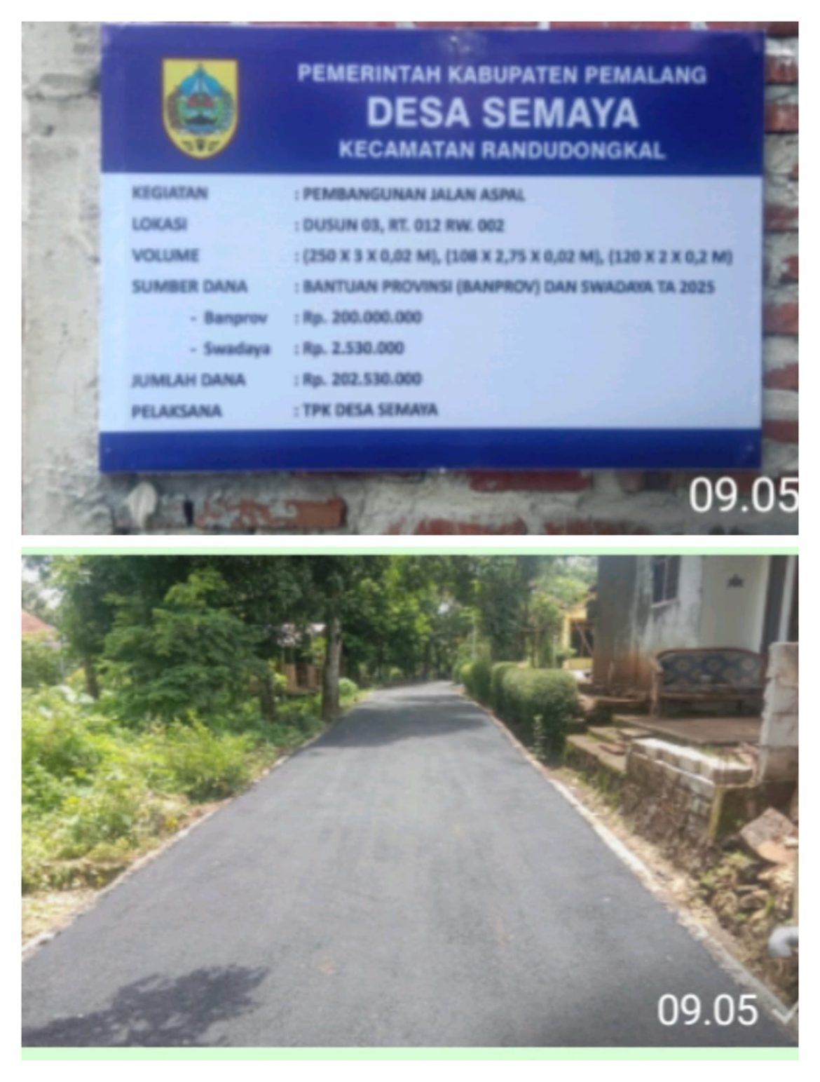 Proyek Pengaspalan Di Desa Semaya Ditargetkan Bermanfaat Jangka Panjang BREZZNA Pastikan Kualitas Aspal