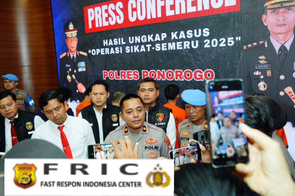 Polres Ponorogo Amankan Pasutri Diduga Jual Senpi Rakitan   