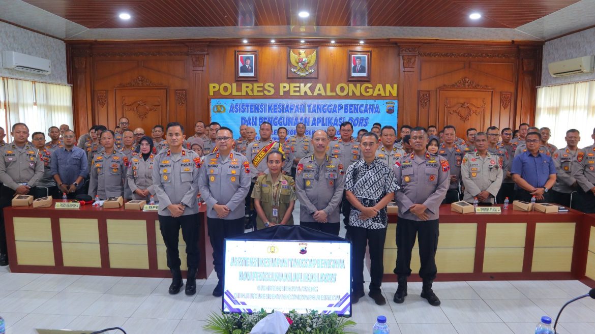Polda Jateng Asistensi Tanggap Bencana di Pekalongan, Dua Polres Dilatih Penggunaan Aplikasi DORS