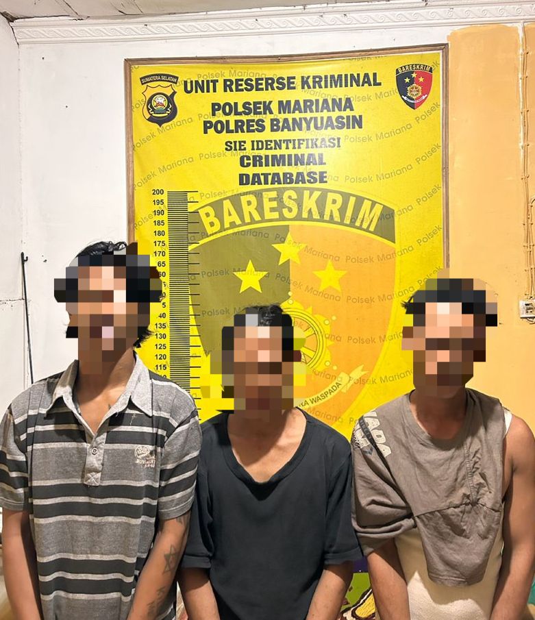 Polsek Mariana Ungkap Pencurian Besi Menara Telekomunikasi, Tiga Tersangka Diamankan