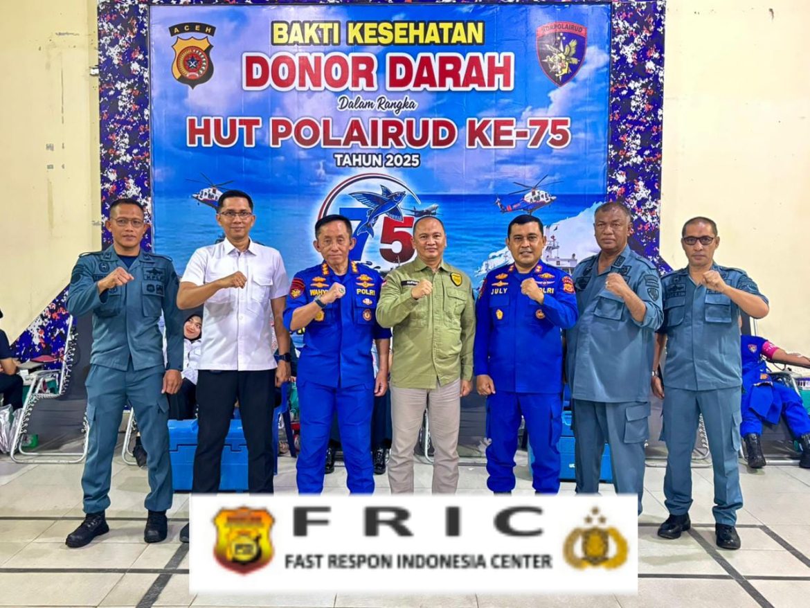 Ditpolairud Polda Aceh Gelar Donor Darah dalam Rangka HUT ke-75