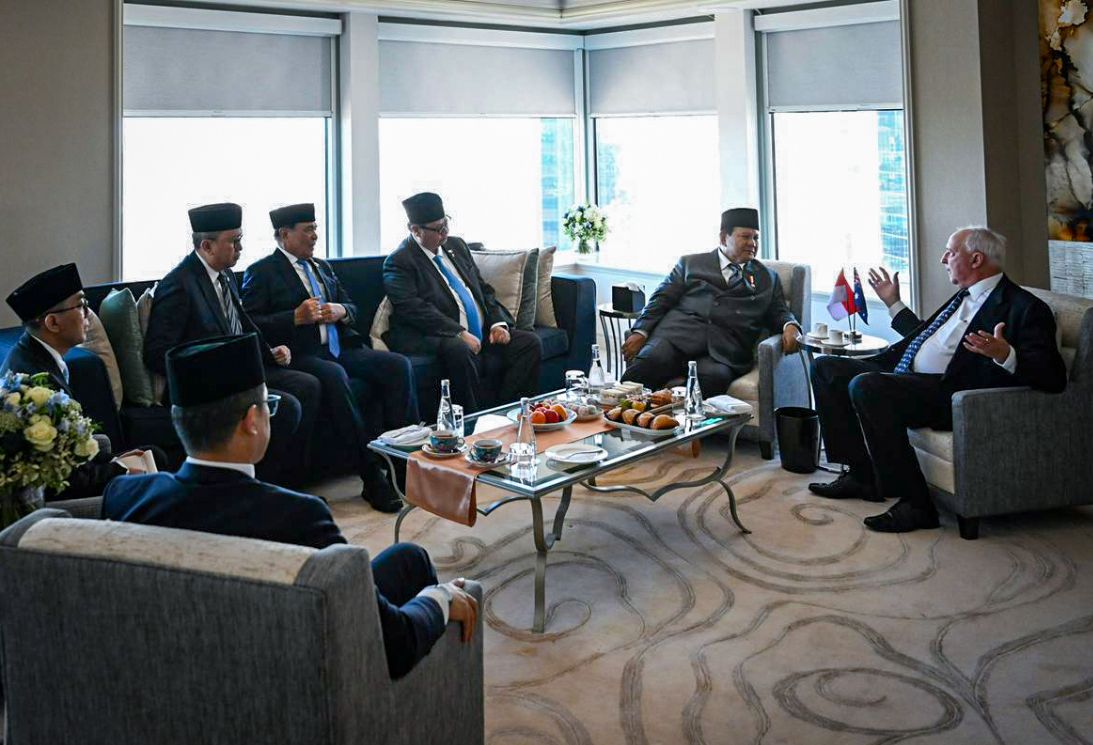 Presiden RI Menerima Kunjungan Mantan Perdana Mentri Australia Paul Keating   