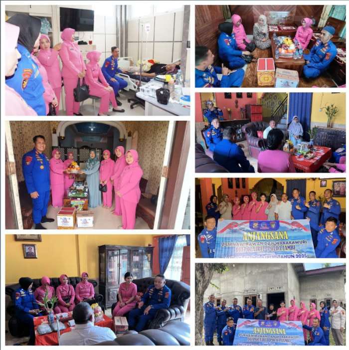 Ditpolairud Polda Jambi Laksanakan Anjangsana ke Purnawirawan dan Warakawuri dalam Rangka HUT ke-75 Polairud Tahun 2025   