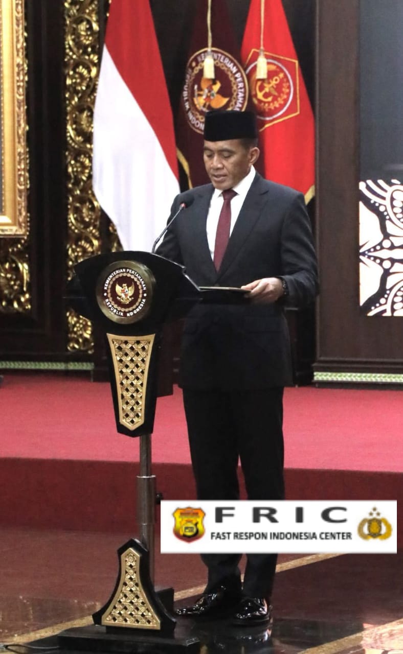 Sertijab Jabatan Pimpinan Tinggi Kemenhan Menetapkan 74 Pejabat Eselon I dan II   