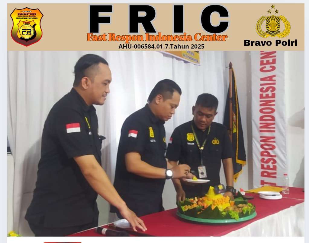 Ketum FRIC : ” Setelah Peresmian dan Pelantikan Oleh Petinggi Mabes Polri , Seluruh Anggota Jaga Nama Baik FRIC dan Polri”
