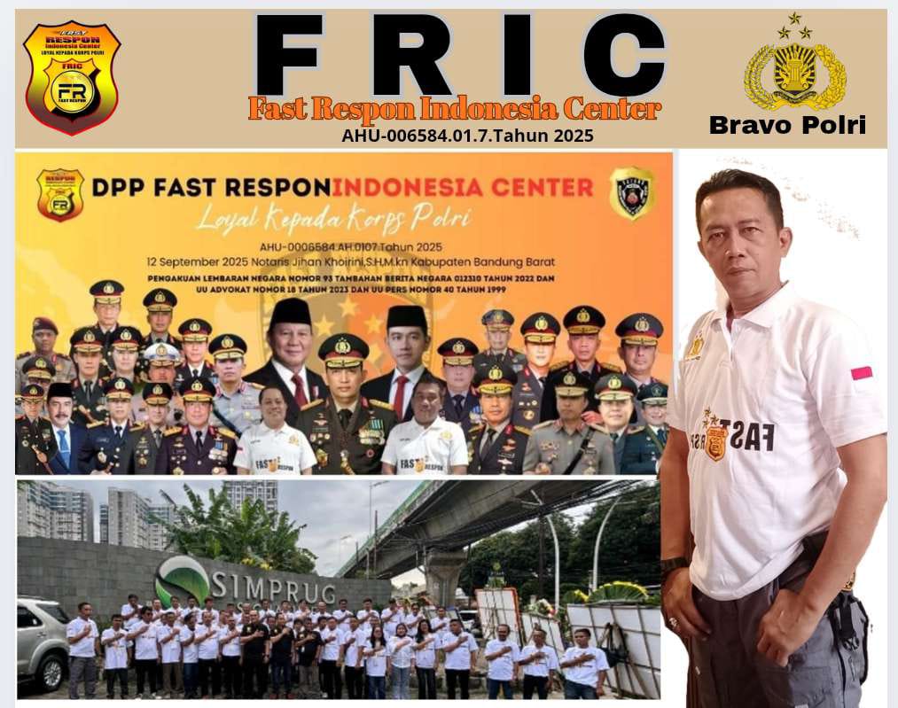 Divisi Pengembangan FRIC : Loyalitas FRIC Terhadap Polri Jangan Pernah Diragukan 