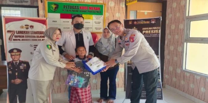 Polres Banyuasin Gelar Khitan Gratis Jumat Berkah untuk Bantu Keluarga Kurang Mampu