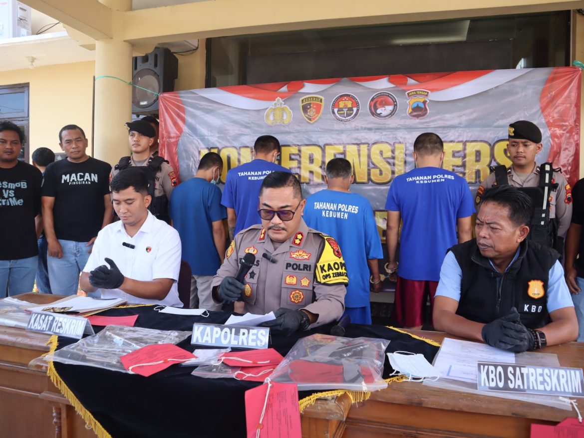 4 Pelaku Gasak Mesin Traktor Milik Gapoktan Di Ringkus Polres Kebumen