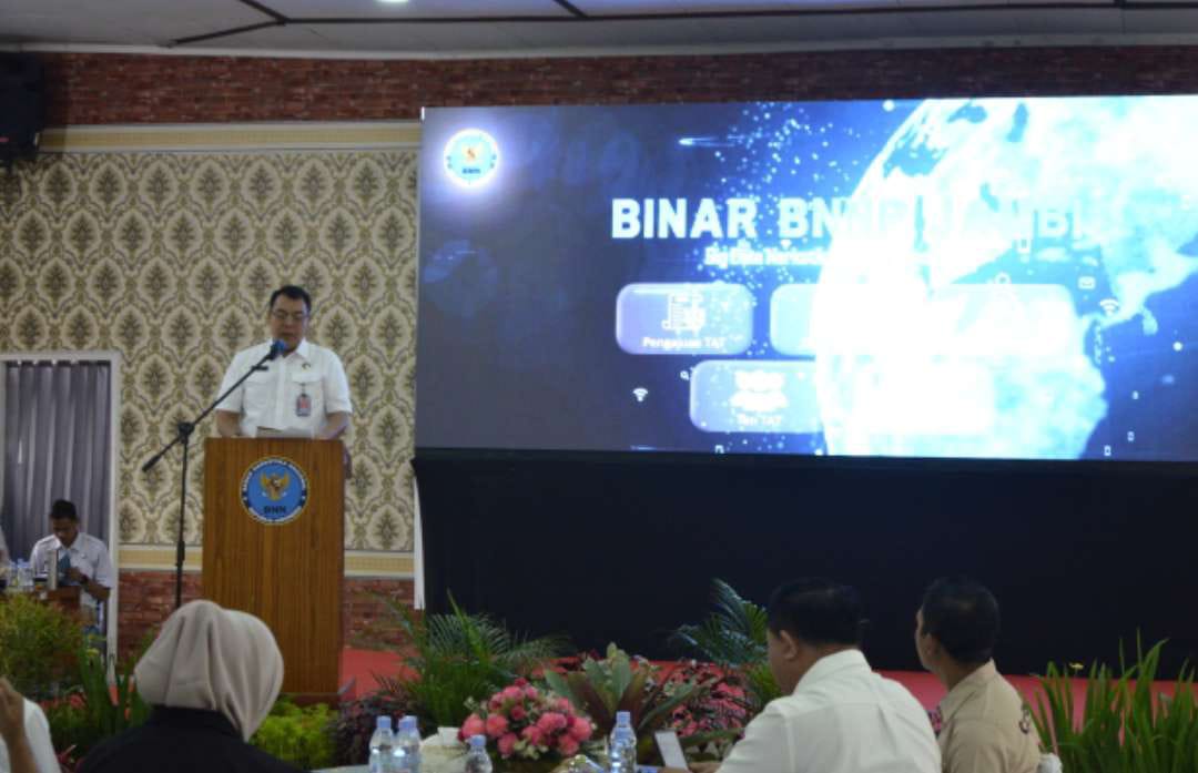 BNNP Jambi Luncurkan Inovasi Digital BINAR (Big Data Narkotika dan Pendaftaran TAT Online)
