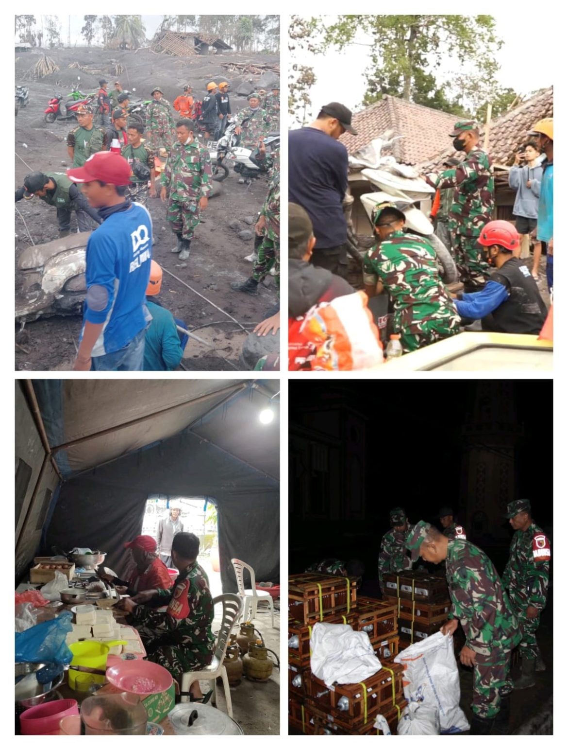 TNI Perkuat Respons Penanggulangan Bencana, Pastikan Penanganan Dampak Erupsi Semeru Berjalan Cepat dan Terkoordinasi