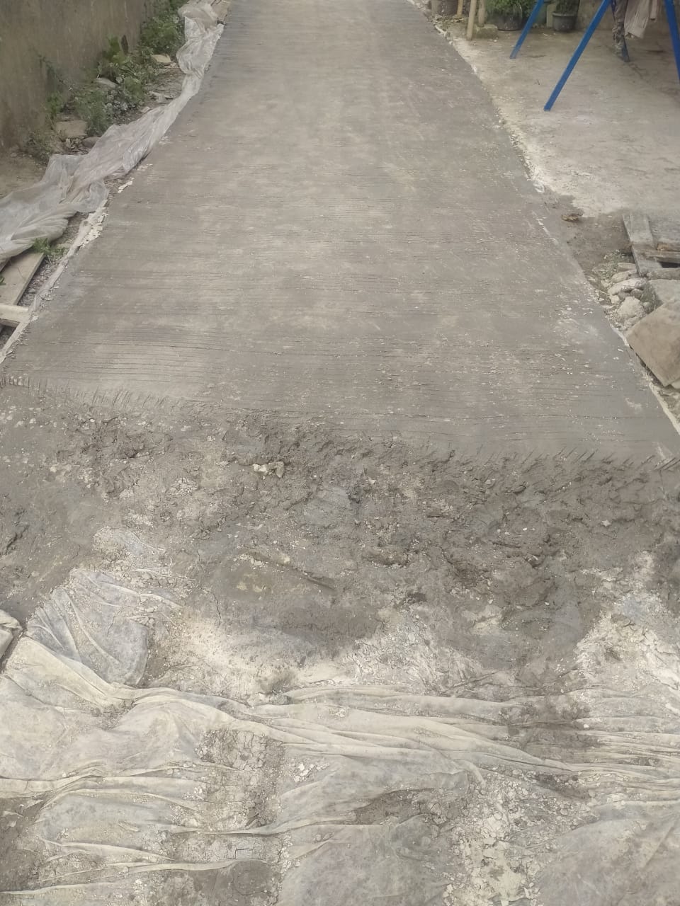 Diduga Tak Sesuai Spesifikasi, Proyek Rabat Beton di Desa Bangsri Habiskan Dana Rp200 Juta