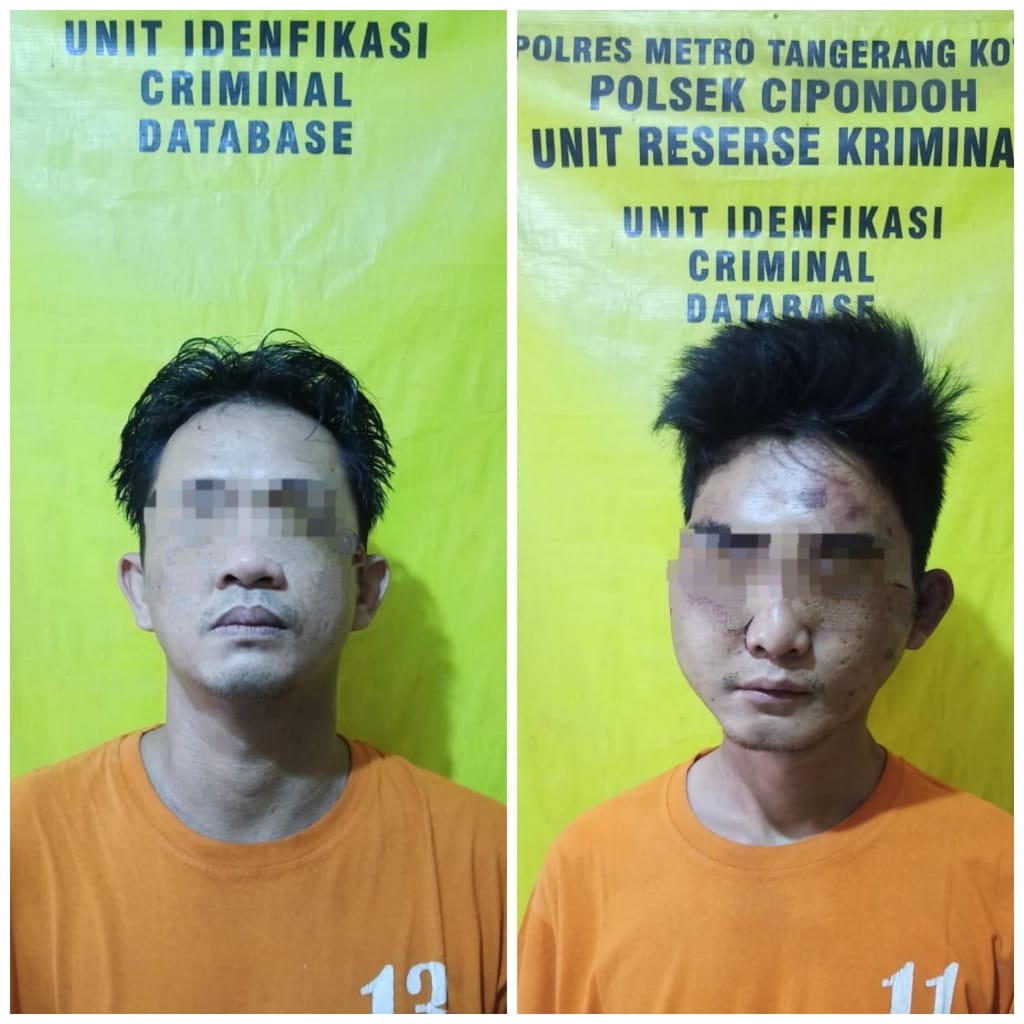 Polsek Cipondoh Gagalkan Aksi Curanmor Dini Hari, Dua Pelaku Ditangkap