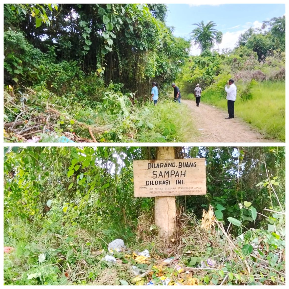 Jaga Lahan Produktif, Pemdes Sangowo Barat Bergerak Cegah Sampah Liar di Jalan Tani