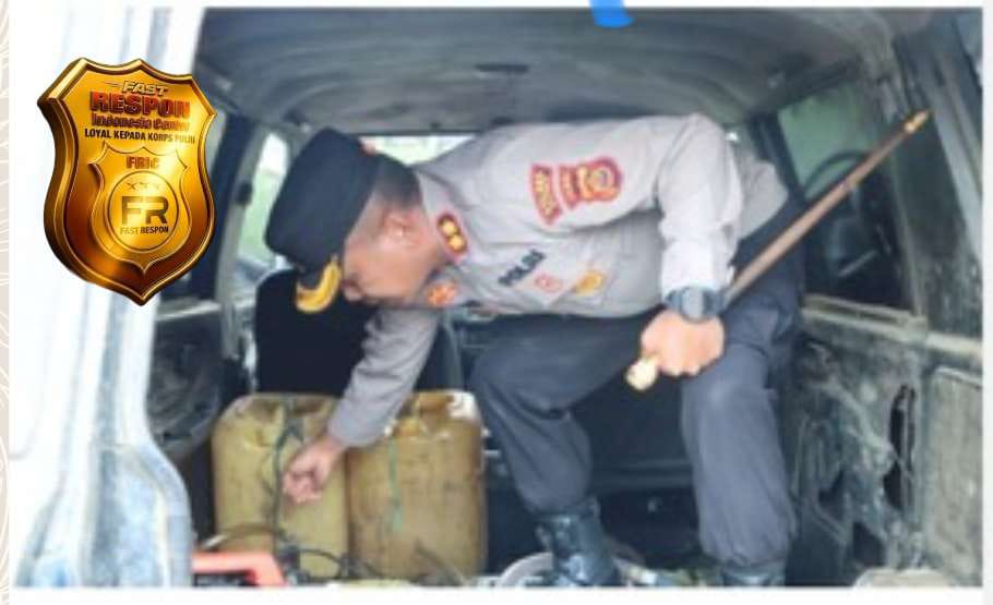 Kapolres Bungo Turun Langsung Penindakan Kendaraan Pelanggar Ketentuan Pengisian BBM Bersubsidi