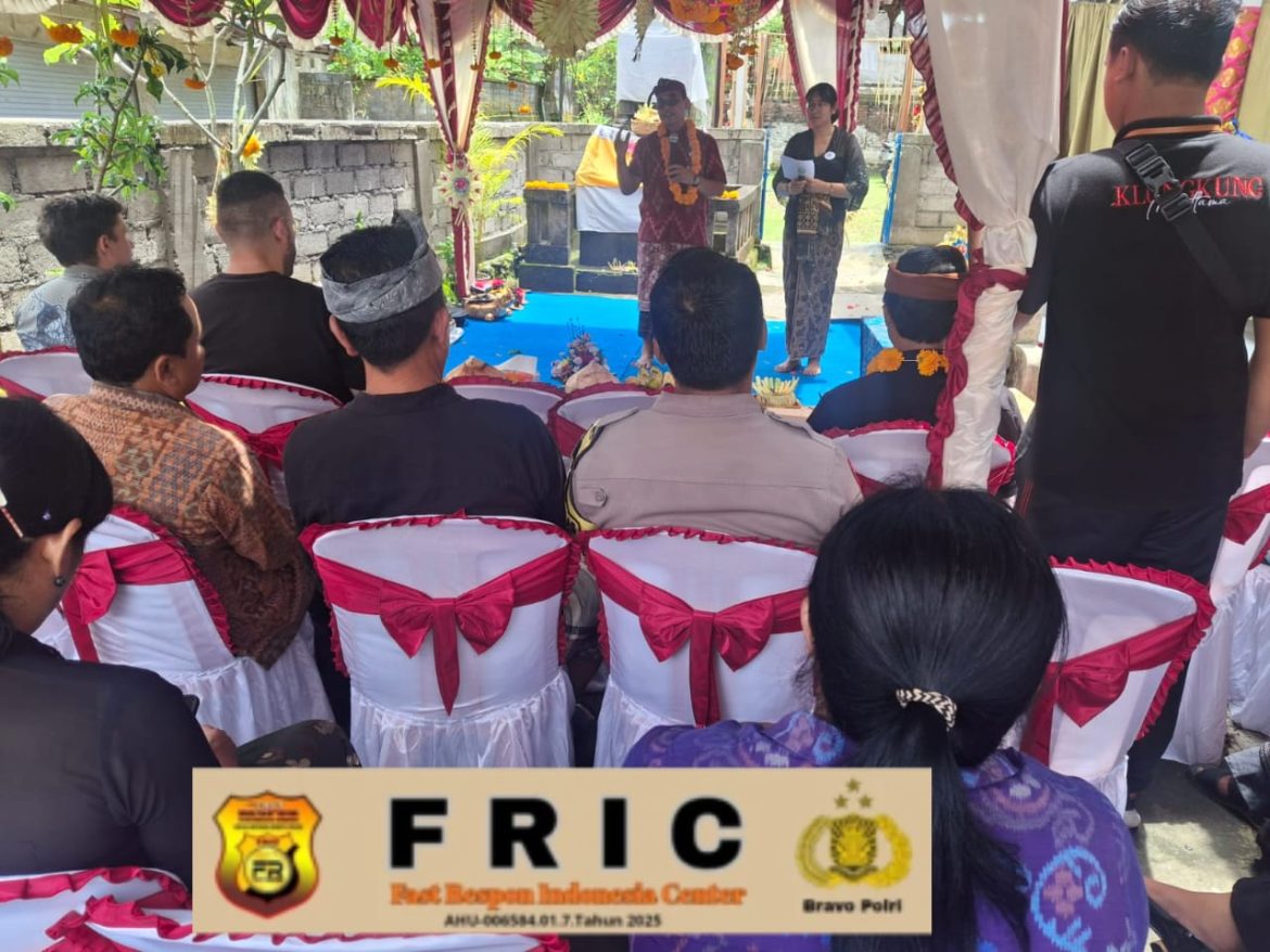 Bhabinkamtibmas Hadiri Peresmian TK Kumara Dwipa di Desa Bungbungan.