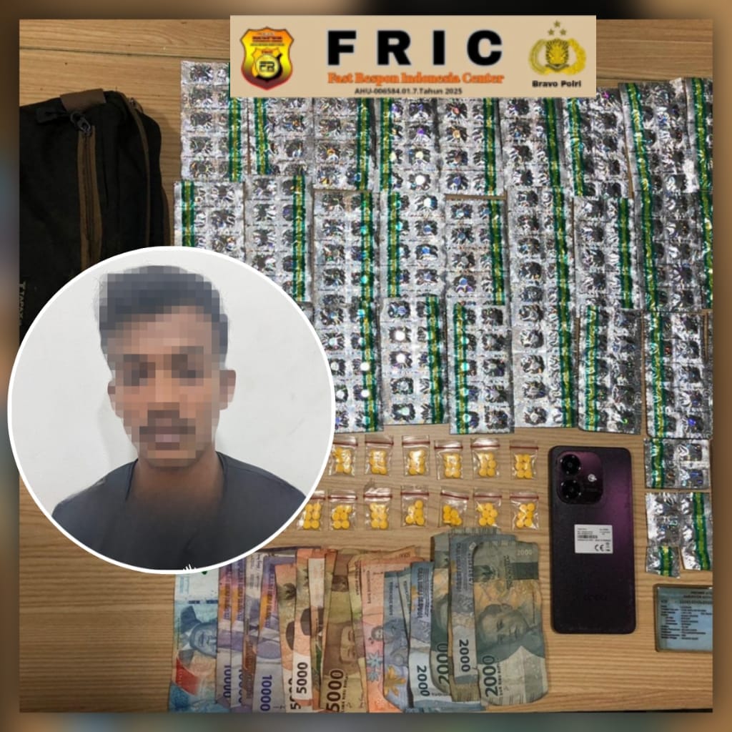 Edarkan Obat Keras, Pemuda Ditangkap Satresnarkoba Polres Metro Tangerang Kota